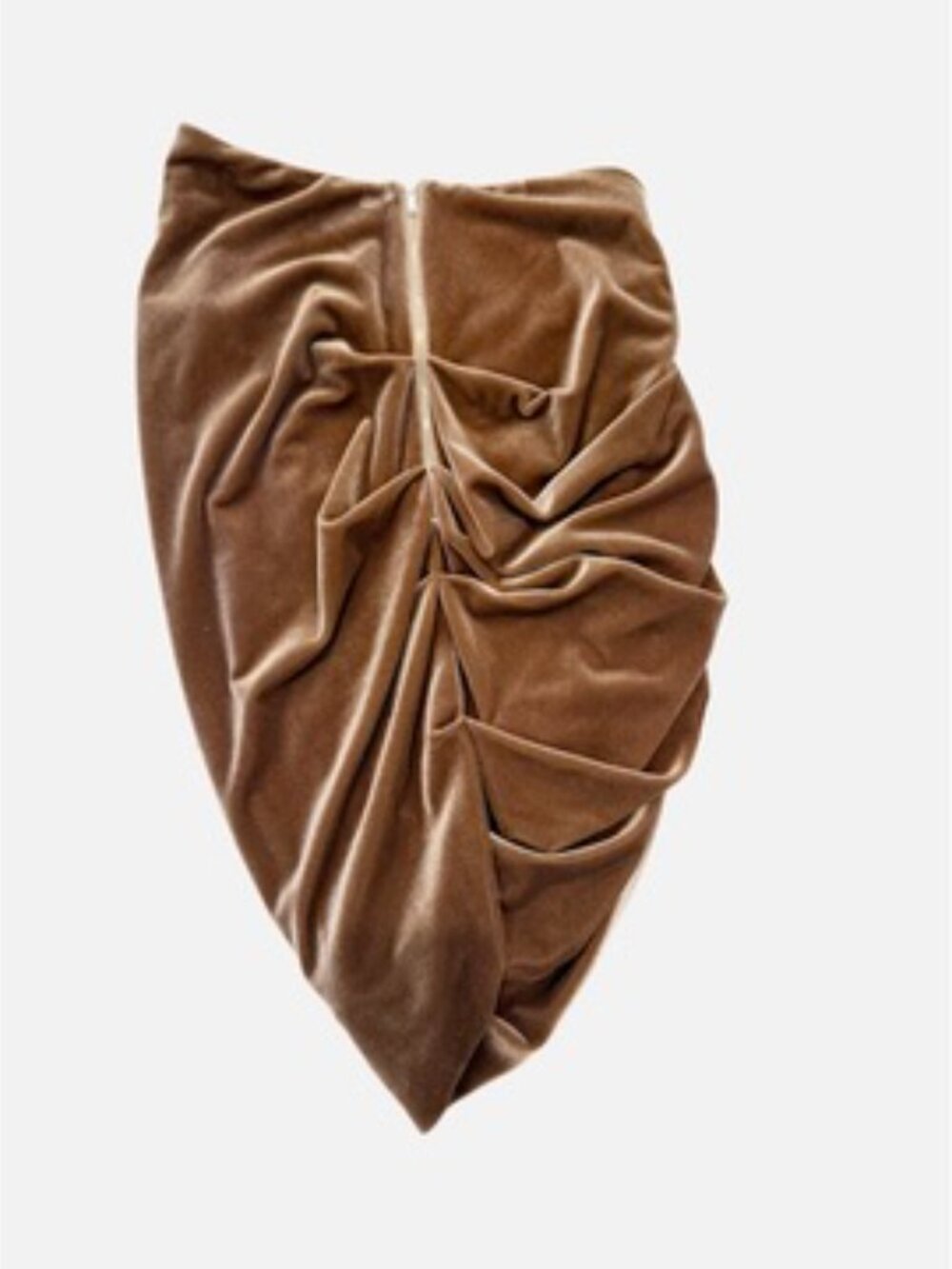 Alix NYC Brown Velvet 'Cyrus' Skirt Size S - Picture 4 of 10